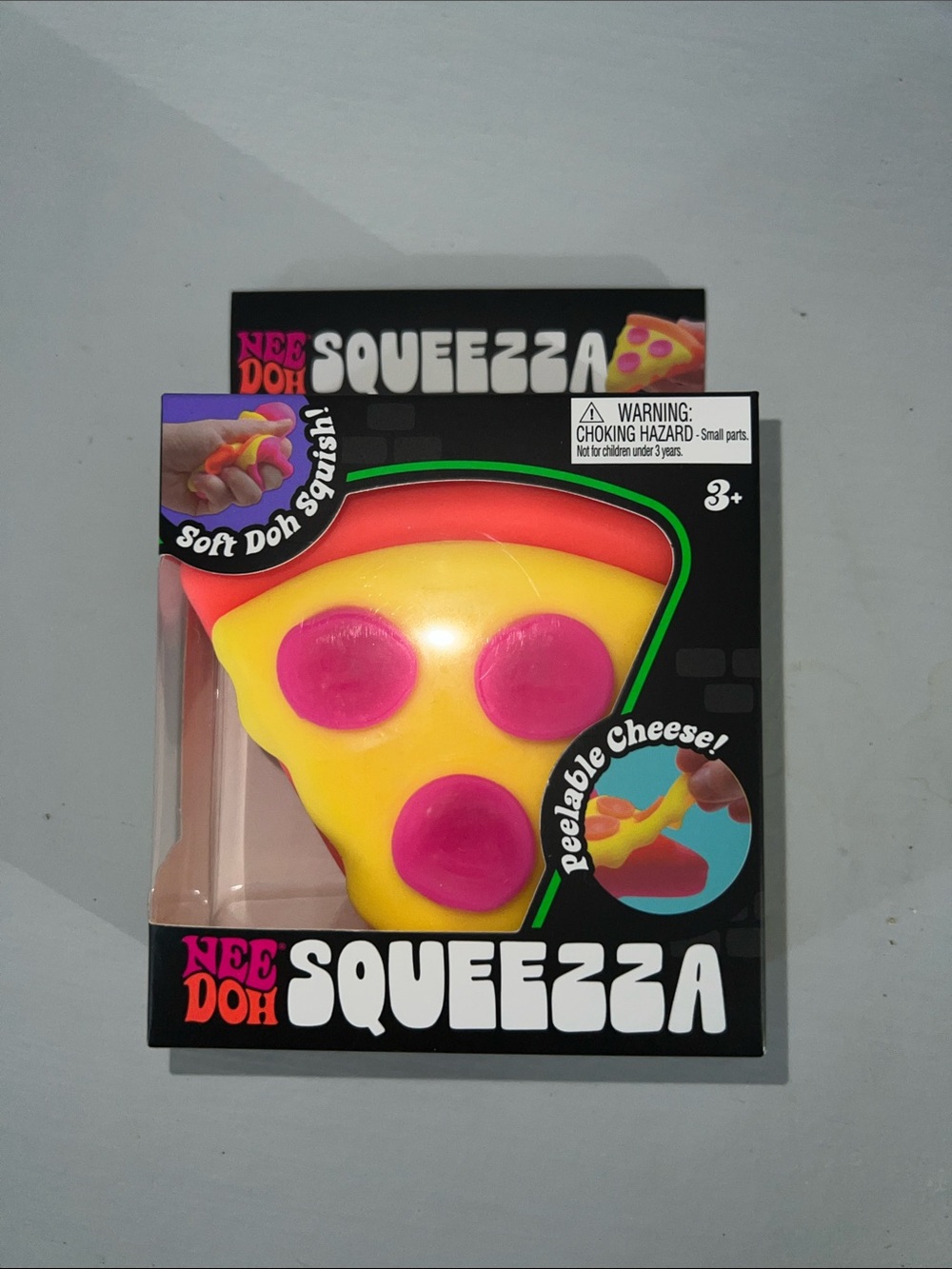 New doh orange, Yellow & Pink Pizza Slice Sensory Toy